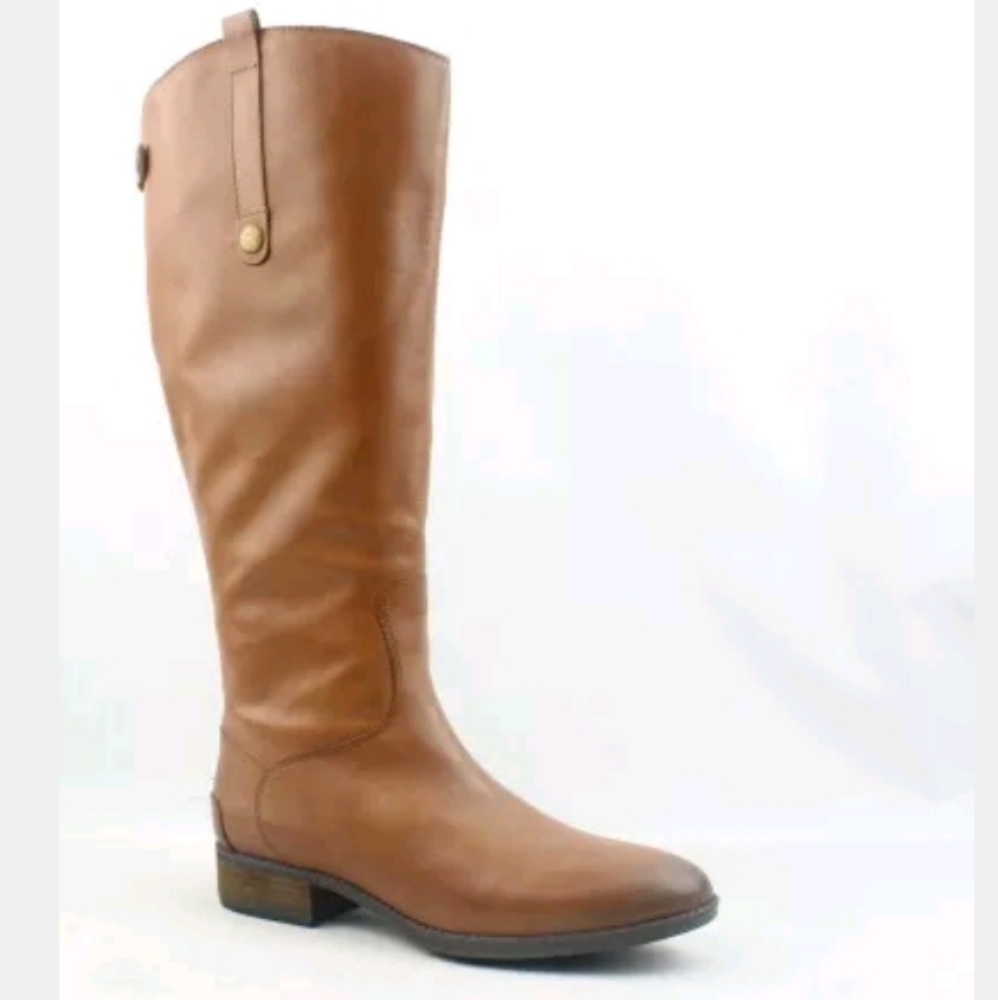 NEW Sam edelman penny brwn leather riding boots